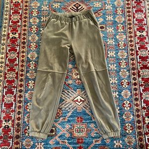 River Island Suede joggers